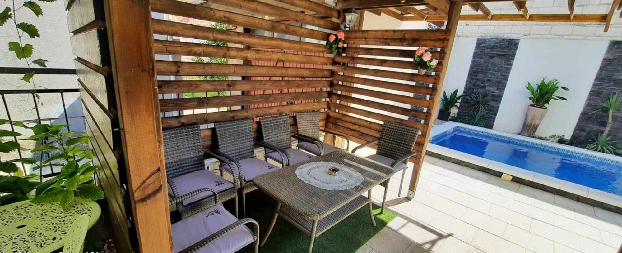 Apartment Rustica Zadar With Exclusive Use Of The Pool-Ground Floor エクステリア 写真